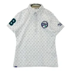 サイズ：L FILA GOLF フィラゴルフ  半袖ポロシャツ くま柄 ホワイト系 [240101421339] ゴルフウェア レディース ストスト