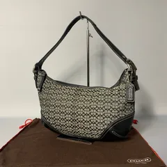 2503-58｜美品｜コーチ ミニシグネチャー ハンドバッグ ブラック