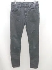 ◇ JEANASIS ジーナシス ストレッチ シンプル カジュアル デニム スキニー パンツ サイズM ブラック レディース E  【1303020031566】