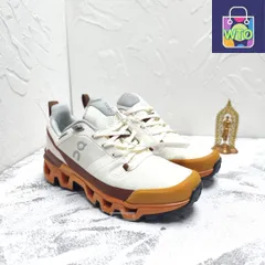 オン クラウドワンダー ウォータープルーフ On Cloudwander Waterproof ホワイト オレンジ　スニーカー　男女兼用 未使用-WTO輸入1