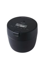パナソニック 炊飯器 5合 圧力IH 新生活 一人暮らし コンパクトサイズ 自動調理鍋 無水調理/低温調理可能 ふた食洗機対応 ブラック SR-CR10B-K