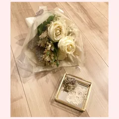 おかませ　トス用ブーケ・リングピローset ꘎ ᢂ ꘎ ⋆ ⁎