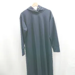 ◇ ⊇ GALLARDAGALANTE フーディー 長袖 膝下丈 ワンピース サイズF ネイビー系 レディース E  【1506130007890】のサムネイル