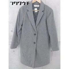 ■ chocol raffine robe ショコラ フィネ ローブ  長袖 チェスターコート サイズM グレー レディース  【中古】 【1103290001869】のサムネイル