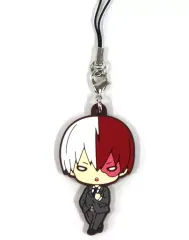 【中古】キーホルダー 轟焦凍 「僕のヒーローアカデミア にとたん スーツ ラバーマスコット」 TOHO animation STORE限定