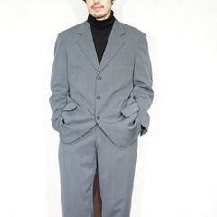 EU VINTAGE falbe 3B DESIGN SET UP SUIT/ヨーロッパ古着3ボタンデザインセットアップスーツ