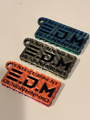 edmオリジナルキーホルダー&ゴム缶カット