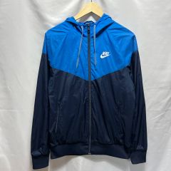 純正品/ L Nike(ナイキ） ウインドランナー ウーブン ナンパ ネイビー ウインドブレーカーのサムネイル
