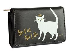 猫のコンパクトミニ財布（三つ折り）