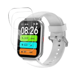 For RUIMEN スマートウォッチ 保護フィルム 高感度です 高い透明度 反射低減 指紋防止 smart watch 1.85インチ 液保護フィルム【3枚入り】