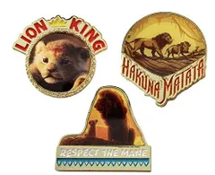 ライオン・キング The Lion King IBA-145 ピンバッジセット
