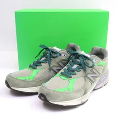 箱無パタ✖︎END ✖︎New Balanceコラボ　スニーカー グレー/グリーン 箱無パタ✖︎END ✖︎New Balanceコラボ スニーカー グレー/グリーン