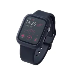 【数量限定】ケース カバー 4 ゴリラガラス / / / 10H / 5 指紋防止 6 SE SE2 ブラック 44mm Watch AW-20MFCGOBK Apple エレコム