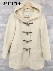 ■ ELLE エル 長袖 ダッフル コート サイズ38 アイボリー レディース  【中古】 【1103250011426】のサムネイル