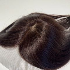 No.1 【限定品】部分ウィッグ かつら 広範囲 分け目用 人毛100%  ストレート