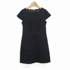 ティビ tibi フレンチ スリーブ ワンピース 4 黒 ブラックのサムネイル