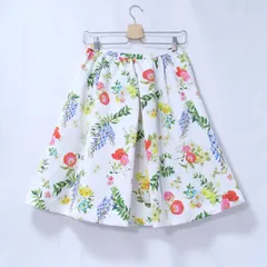 【美品】チェスティ　フラワー 花柄フレアスカート　サイズ0　春夏　/240320008