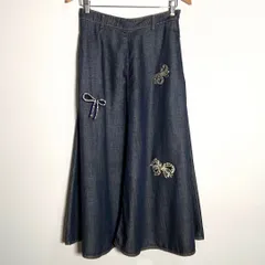 Max Mara WEEKEND スカート デニム コットン ビジュー装飾 40のサムネイル