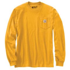 カーハート　ポケット ロンT　イエロー　●新品●新色　Carhartt