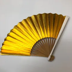 祝儀扇 末広 骨白色 表 金ゴールド 裏 銀シルバー 専用桐箱付き【扇子サイズ】骨の太さ1.5cm 長さ20cm