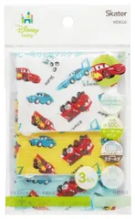 スケーター (skater) 洗える ガーゼ マスク 2-4才 ベビー用 3枚入 抗菌 カーズ ディズニー 8.8×6.5cm MSKG0