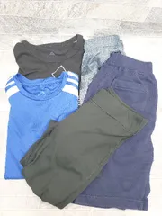 ◇ ⊂ 《 UNDER ARMOUR/adidas/Champion まとめ売り5点セット サイズ混在 キッズ 子供服 ハーフパンツ Tシャツ 男の子 》 P  【1410160007280】