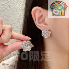 【今日特価】Chanel ヴィンテージ アルファベット ピアス！送料無料 限定割引