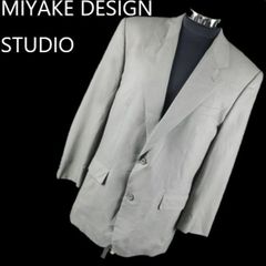 MIYAKE DESIGN STUDIO/イッセイミヤケ　背抜きテーラードジャケット/ブレザー　サイズ6-95-84　メンズL相当　グレー　管NO. WR0-027