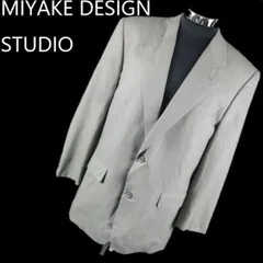 MIYAKE DESIGN STUDIO/イッセイミヤケ　背抜きテーラードジャケット/ブレザー　サイズ6-95-84　メンズL相当　グレー　管NO. WR0-027<sale>のサムネイル