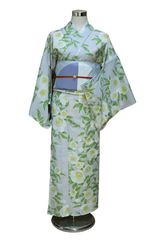 撫松庵　ゆかた　茶の香　ウスグレー