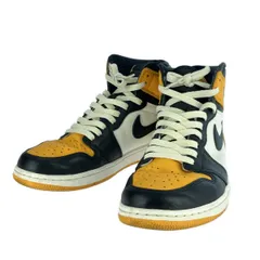 NIKE ナイキ AIR JORDAN 1 RETRO HIGH OG TAXI スニーカー 555088-711 イエロー ブラック 27.5cm