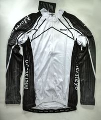 訳あり新品　Mersteyo サイクルジャージ　⑨ M・Lサイズ　長袖　上下セット サイクリングウェア　後ろポケットあり 自転車