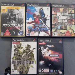 バラ売り、相談にのります。PS2ソフト５本セット プレステ