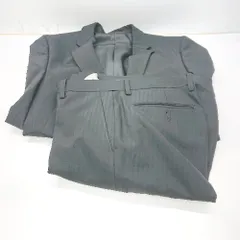 ◇ Θ BG ビージー シングル2つボタン パンツスーツ サイズS ブラック メンズ E  【1412260014137】