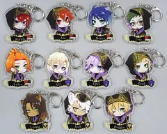 【中古】食玩 雑貨 全11種セット 「ディズニー ツイステッドワンダーランド アクリルキーホルダー 式典服(1)」 アニメイト限定