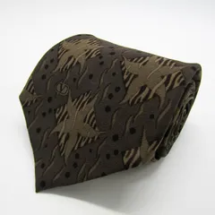 マリオヴァレンティノ ブランド ネクタイ シルク 星柄 ドット柄 総柄 PO メンズ グレー MARIO VALENTINO 【中古】