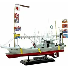 模型 漁船 1/87 小さな底引き網漁船完成!!!: 動く小さな船の模型工作室