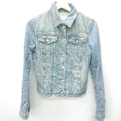 ◇ ⊇ BENETTON 長袖 デニムジャケット サイズM ライトブルー系 レディース E  【1409240003205】