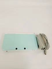 Nintendo 3DS LL ミント ホワイト 通電ゲーム起動初期化済 ACアダプター付 タッチペン欠品 任天堂 3DSS