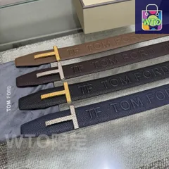 【今日WTO】Tom Ford トムフォード ダブルフェイス ヘッドレイヤークォーターベルト-1-LO50