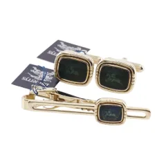 【Burberrys】バーバリーズ カフスセット ホースモチーフ 金メッキ メンズ タイピン