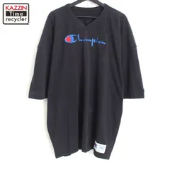 90s USA製 vintage Champion ロゴ フットボールＴシャツ メンズ 表記XXLサイズ
