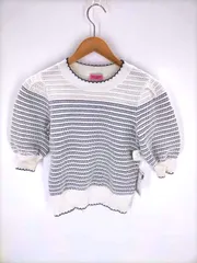 ケイトスペードニューヨーク kate spade NEW YORK Cream Sweater with puff sleeves  レディース JPN：XS のサムネイル