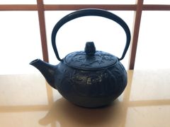 【南部鉄器】茶器急須　紅葉柄
