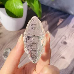 観音菩薩 天然石 水晶 白水晶 開運 運気 風水 仏像 神様 インテリア リビング 玄関 昇運 風水 置物 縁起物 魔除け 七福神 家内安全 豊 贈り物 プレゼント