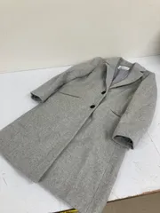 送料無料★NATURAL BEAUTY BASIC ナチュラルビューティーベーシック★ロングコート　チェスターコート★グレー★レディース　Mサイズ　#70929skake