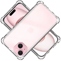 【数量限定】カバー TPU アイフォン15 iphone15 保護ケース カバー背面 いpほね15 apple ンプロテクター シェル クバー クリア クリア ソフト 透明 ケース 【耐衝撃 エアバッグ 滑り止め 15 すり傷防止 薄型 軽量 iPhone ス