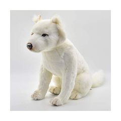那須どうぶつ王国 ホッキョクオオカミ ぬいぐるみ ヒザオオカミ S