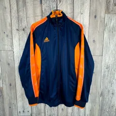 adidas アディダス オレンジ ライン ジャージ トラックジャケット L