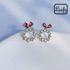 ピンク サークルピアス レディース ジルコニア 卒業式 入学式 謝恩会 二次会 顔周り華やか 柔らかい印象 小顔効果 フェミニン 可愛い 華やか 春色 パステル お呼ばれ フォーマル デート 普段使い プレゼント ギフト 即購入OK 送料無料